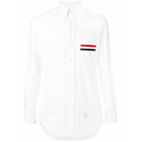 Thom Browne Camisa Oxford com bolsos - Branco