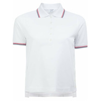 Thom Browne Camisa polo com contraste - Branco