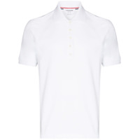 Thom Browne Camisa polo com detalhe de 4 listras - Branco