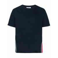 Thom Browne Camiseta listrada Interlock RWB - Azul