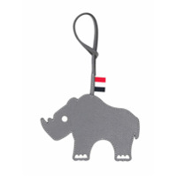 Thom Browne Chaveiro para bolsa Rhino - Cinza