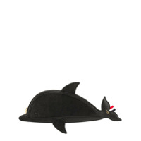 Thom Browne Clutch com formato de golfinho - Preto