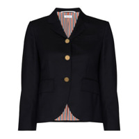Thom Browne cropped fitted blazer jacket - Azul