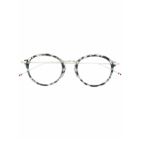 Thom Browne Eyewear Armação de óculos gatinho - Cinza