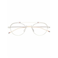 Thom Browne Eyewear Armação de óculos - Prateado