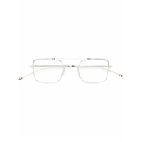 Thom Browne Eyewear Armação de óculos quadrada - Metálico