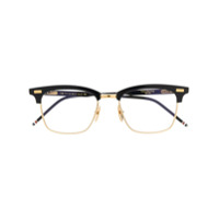 Thom Browne Eyewear Armação de óculos quadrado - Preto