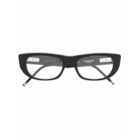 Thom Browne Eyewear Armação de óculos retangular - Preto