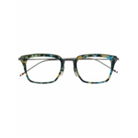 Thom Browne Eyewear Armação de óculos tartaruga - Cinza
