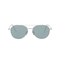 Thom Browne Eyewear Óculos de sol aviador - Cinza