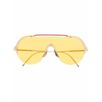 Thom Browne Eyewear Óculos de sol aviador - Dourado