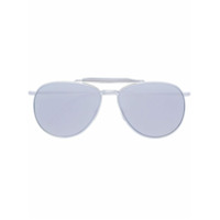 Thom Browne Eyewear Óculos de sol aviador - Metálico