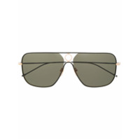 Thom Browne Eyewear Óculos de sol aviador - Preto