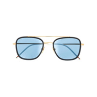 Thom Browne Eyewear Óculos de sol aviador TB800 - Dourado