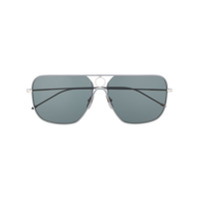 Thom Browne Eyewear Óculos de sol com anel central - Prateado