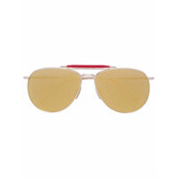 Thom Browne Eyewear Óculos de sol 'Pilot' - Metálico