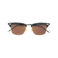 Thom Browne Eyewear Óculos de sol quadrado - Azul