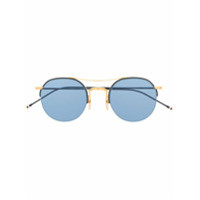 Thom Browne Eyewear Óculos de sol redondo - Azul