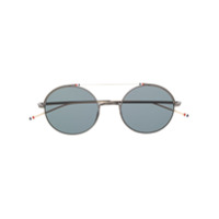 Thom Browne Eyewear Óculos de sol redondo - Cinza