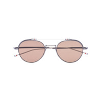 Thom Browne Eyewear Óculos de sol redondo - Cinza