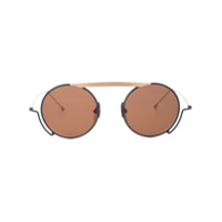 Thom Browne Eyewear Óculos de sol redondo - Dourado
