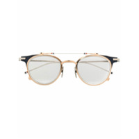 Thom Browne Eyewear Óculos de sol redondo - Prateado