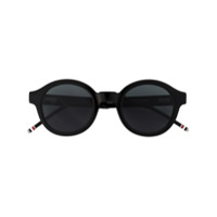 Thom Browne Eyewear Óculos de sol redondo - Preto