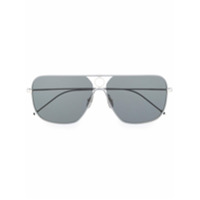 Thom Browne Eyewear Óculos de sol retangular - Cinza