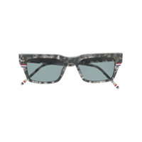 Thom Browne Eyewear Óculos de sol retangular - Cinza