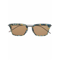 Thom Browne Eyewear Óculos de sol tartaruga - Azul