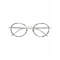 Thom Browne Eyewear Óculos de sol tartaruga - Cinza