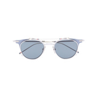 Thom Browne Eyewear Óculos de sol TBS814-49-02 metálico