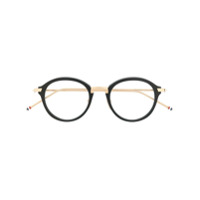 Thom Browne Eyewear square-frame glasses - Dourado