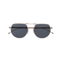 Thom Browne Eyewear TB918 - Silver Hingless Sunglasses - Prateado