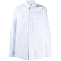 Thom Browne striped supima cotton shirt - Azul