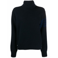 Thom Browne Suéter de tricô com 4 listras - Azul