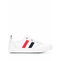 Thom Browne Tênis cano baixo RWB com listras - Branco