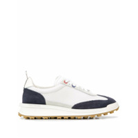 Thom Browne Tênis com acabamento de camurça - Branco
