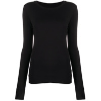 Thom Krom Blusa de jersey com stretch - Preto