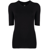 Thom Krom Blusa gola redonda de jérsei stretch - Preto