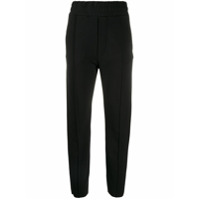 Thom Krom Calça slim cropped com detalhe de pregas - Preto