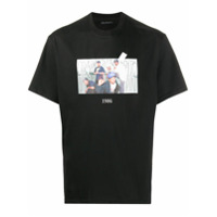 Throwback. 1986 Straight Outta Compton print t-shirt - Preto