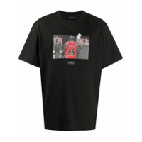 Throwback. Camiseta com estampa gráfica Michael Jordan - Preto