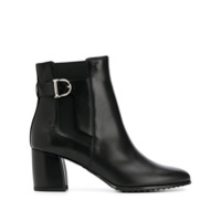 Tod's Ankle boot com aplicação de fivela - Preto