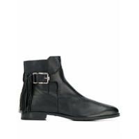 Tod's Ankle boot com franjas e fivela - Preto