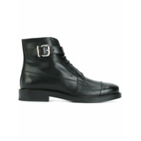 Tod's Ankle boot de couro com cadarço - Preto