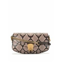 Tod's Bolsa transversal com estampa pele de cobra - Marrom