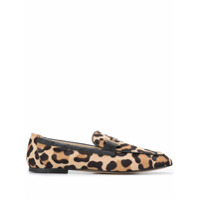 Tod's Mocassim com estampa de leopardo - Neutro