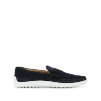 Tod's Mocassim com solado contrastante - Azul