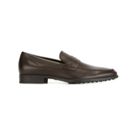 Tod's Mocassim de couro com detalhes gommino - Marrom